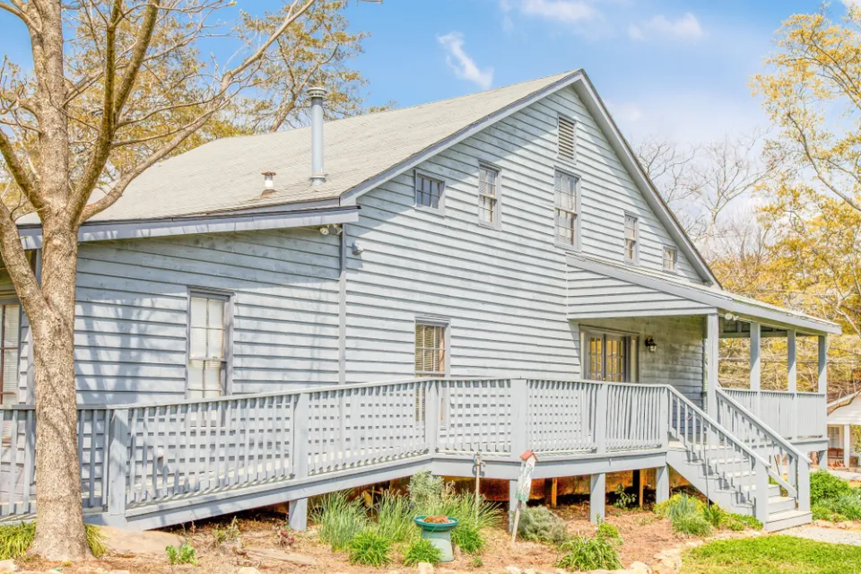House with accessibility ramp